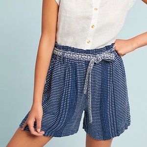 Anthropologie Blue Augustine Shorts